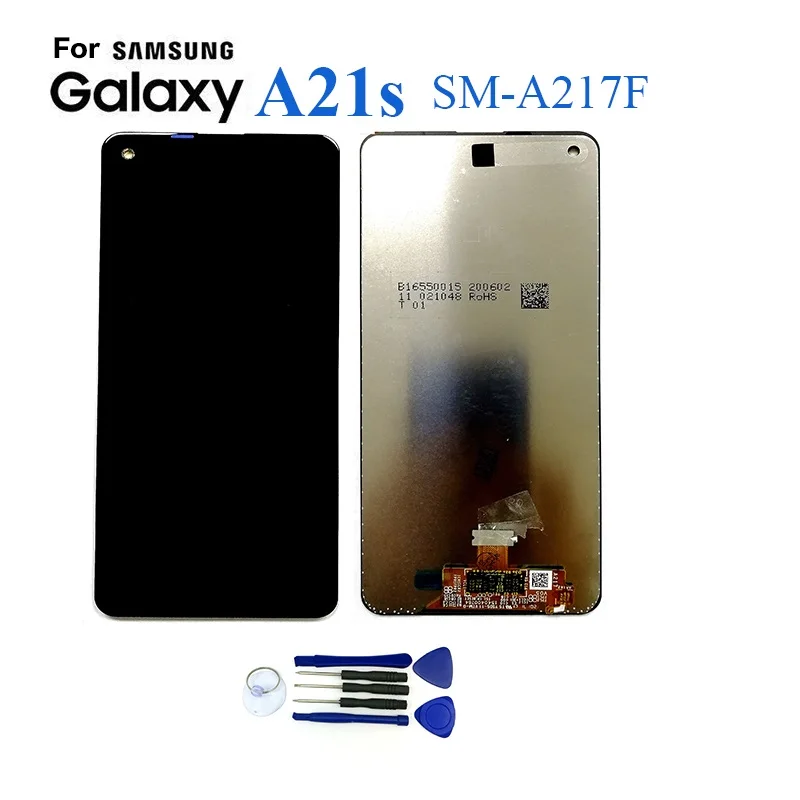Оригинальное для Samsung A21s A217 SM A217F дисплей ЖК экран Замена дигитайзер сборки