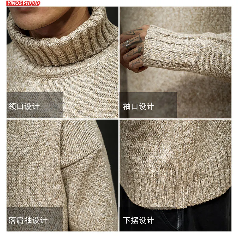 Дропшиппинг 2020 японский Высокий воротник хлопок Swearters Уличная Повседневная