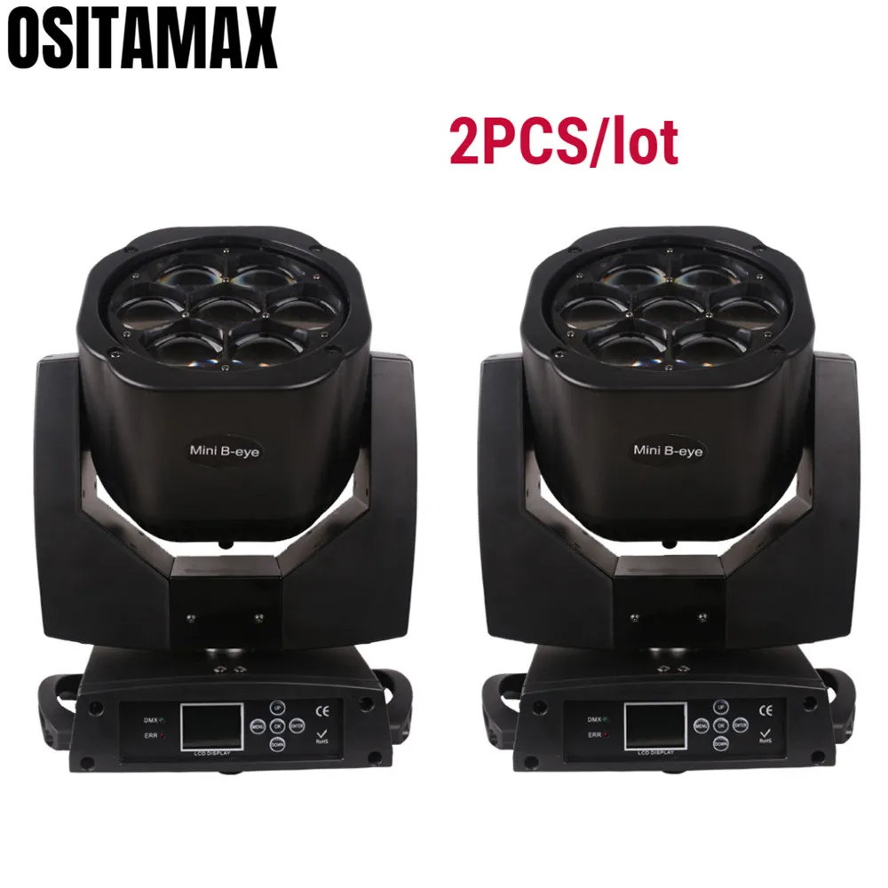 Bee Eye светодиодный светильник с движущейся головой 7x15 Вт RGBW Zoom Wash DJ оборудование