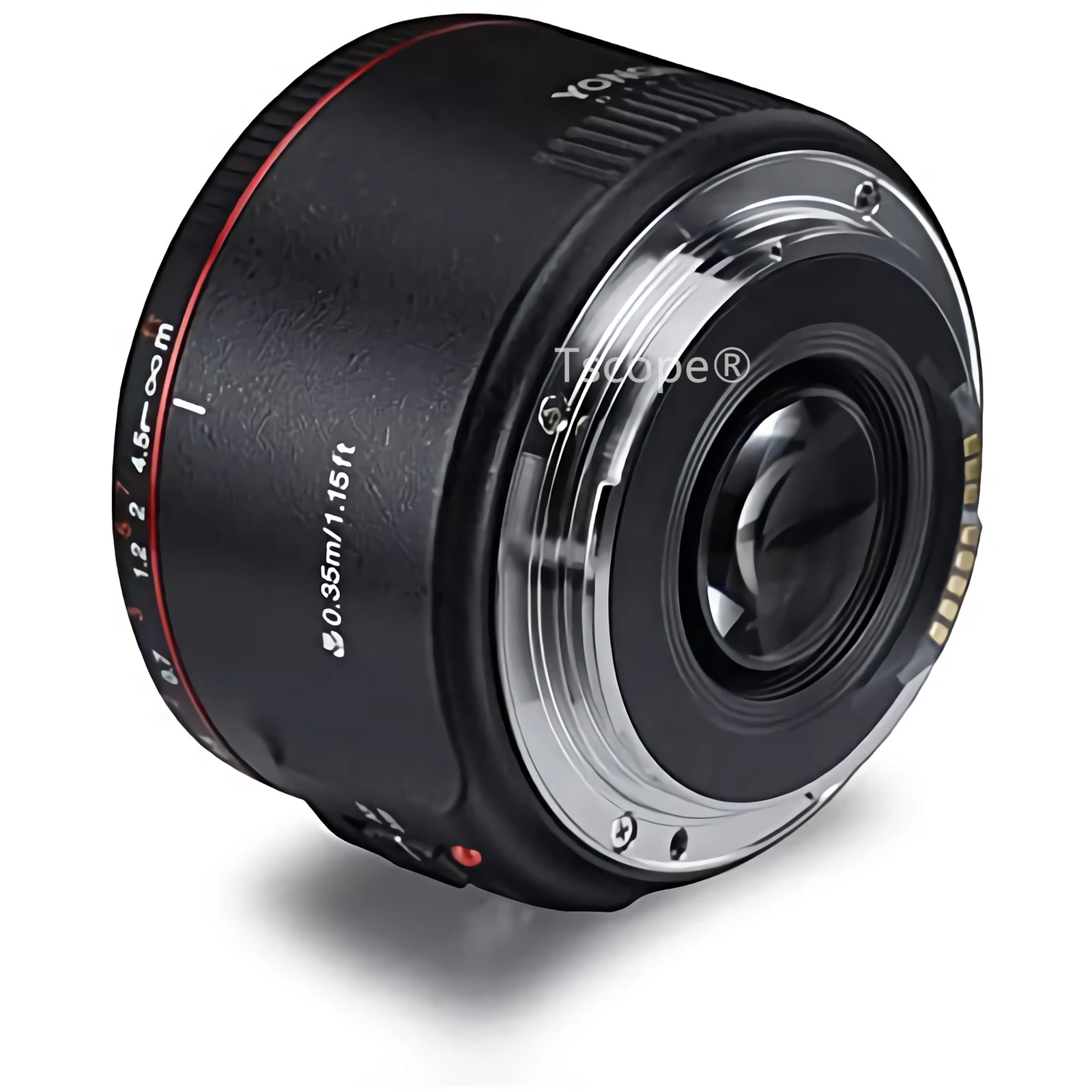 Yongnuo YN50MM F1.8 II AF/MF 0 35 M фокус расстояние стандартный основной объектив черный для