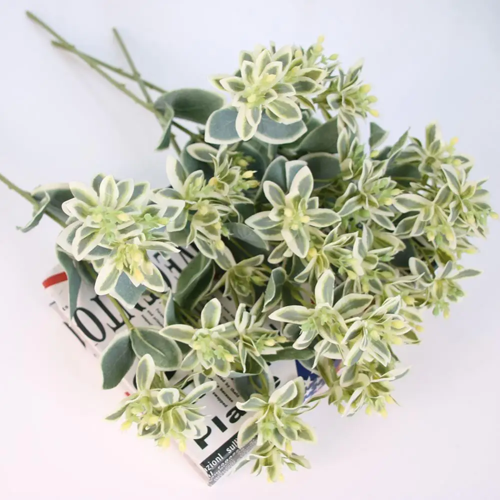 Букет искусственных цветов из искусственной кожи украшение для дома свадьбы