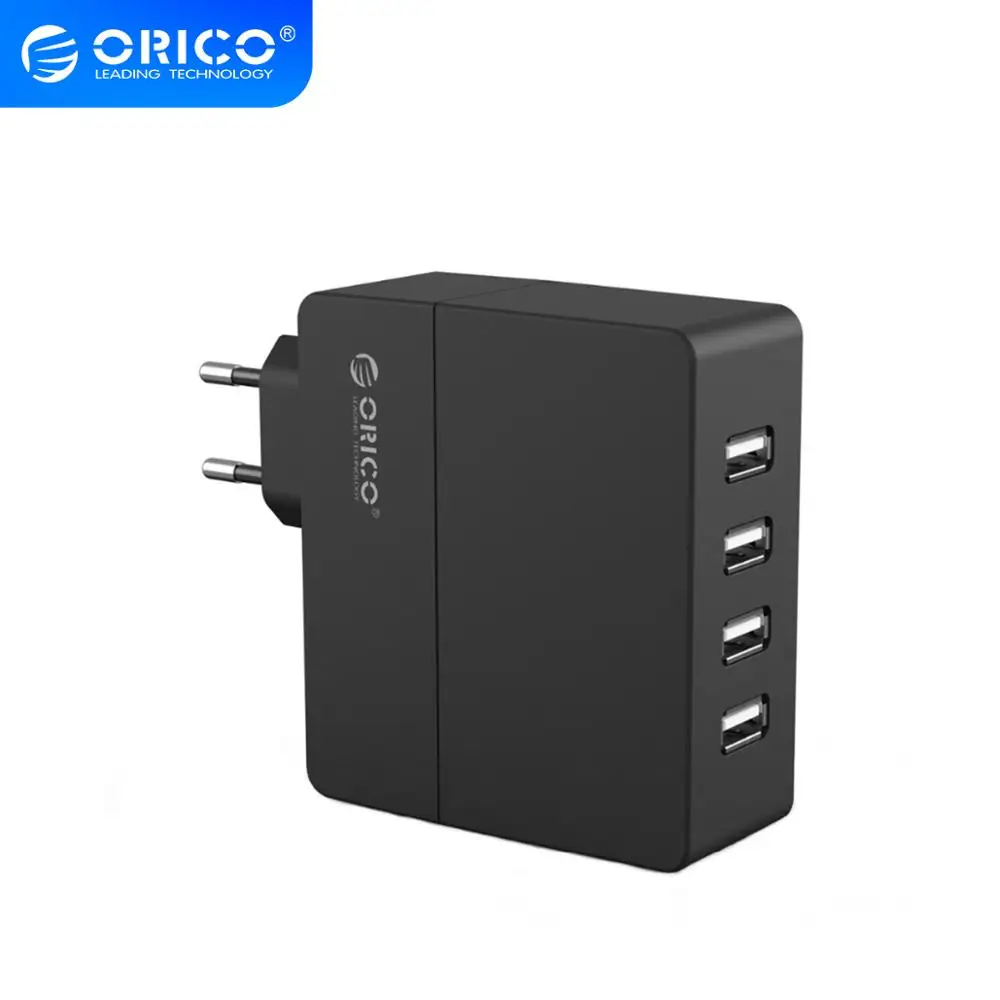 ORICO 4 порта USB зарядное устройство 34 Вт 6.8A настенное зарядная станция для iPhone Samsung
