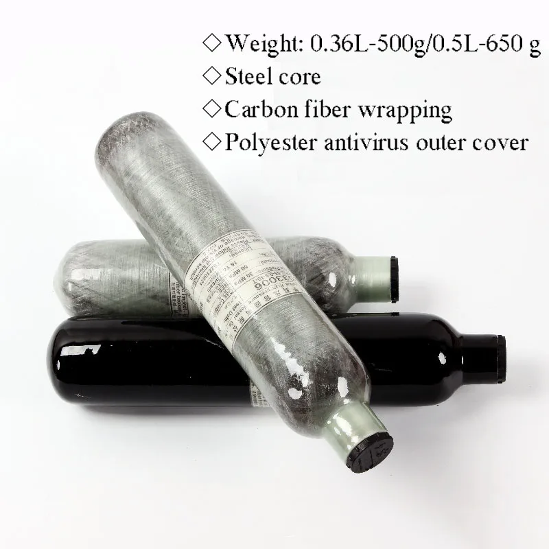 Баллон из углеродного волокна объемом л/л 30 мпа баллон с газовым баллоном