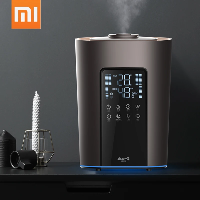 Увлажнитель Xiaomi 5L будет емкость на воде интеллект Постоянная Влажность очищает увеличение влажной бытовой спальни