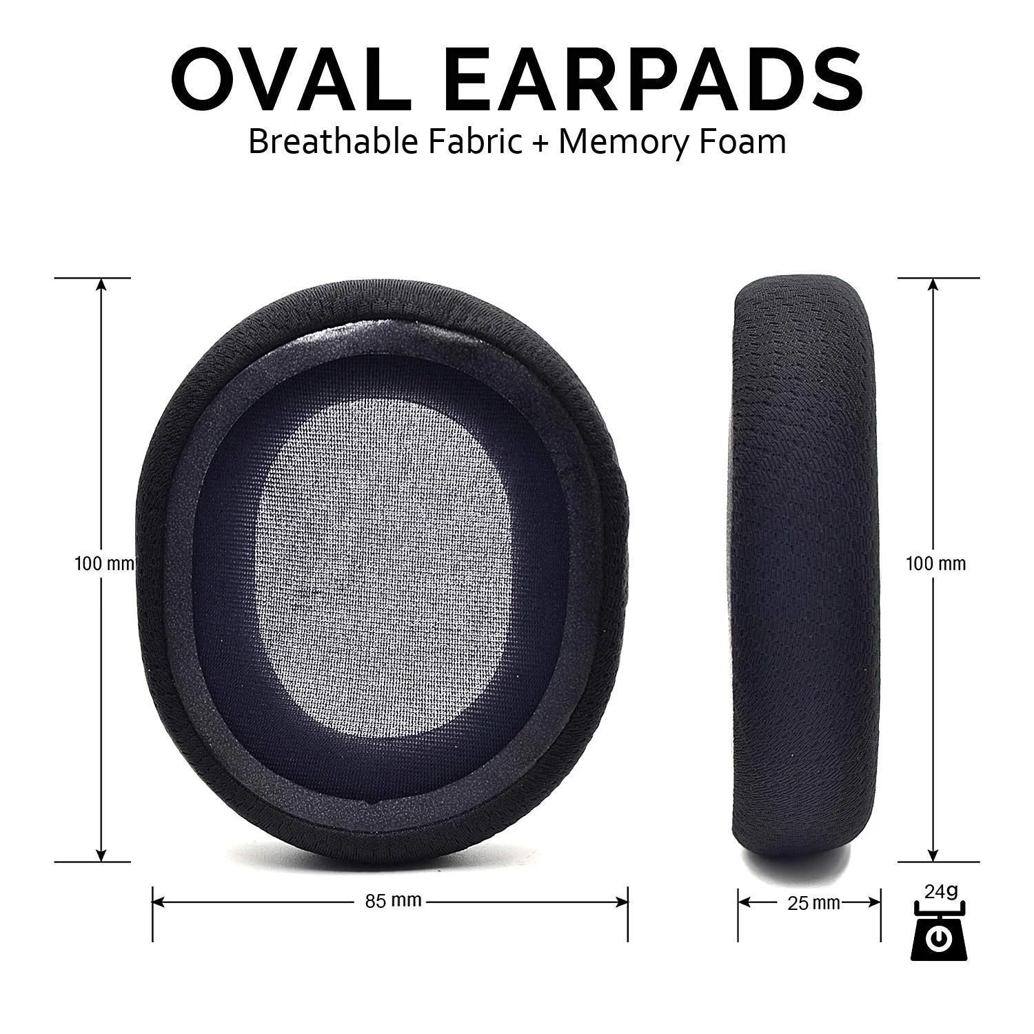 

1Pair Replacement Ear Pads Earpads Cushions Earmuffs Cover Repair Parts For SteelSeries Arctis 3 5 7 Gaming Headsets Headphones