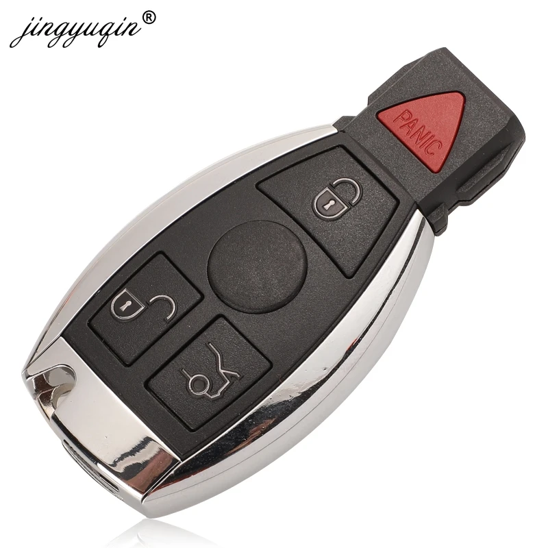 Jingyuqin BGA Стиль 2/3/4 кнопки дистанционного Smart ключи 315 МГц/433 МГц для MB Mercedes BENZ E S 2 поддерживает NEC и BGA франко-борт