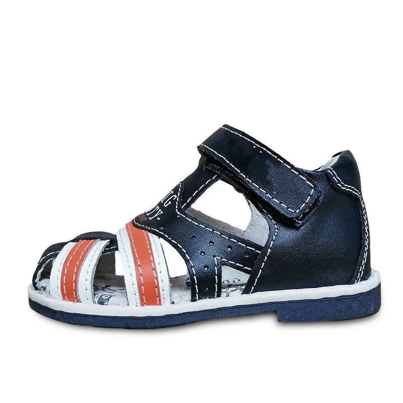 

NEW Summer 1pair boy arch support Genuine Leather Orthopedic Children Sandals, Super Quality Kids shoes