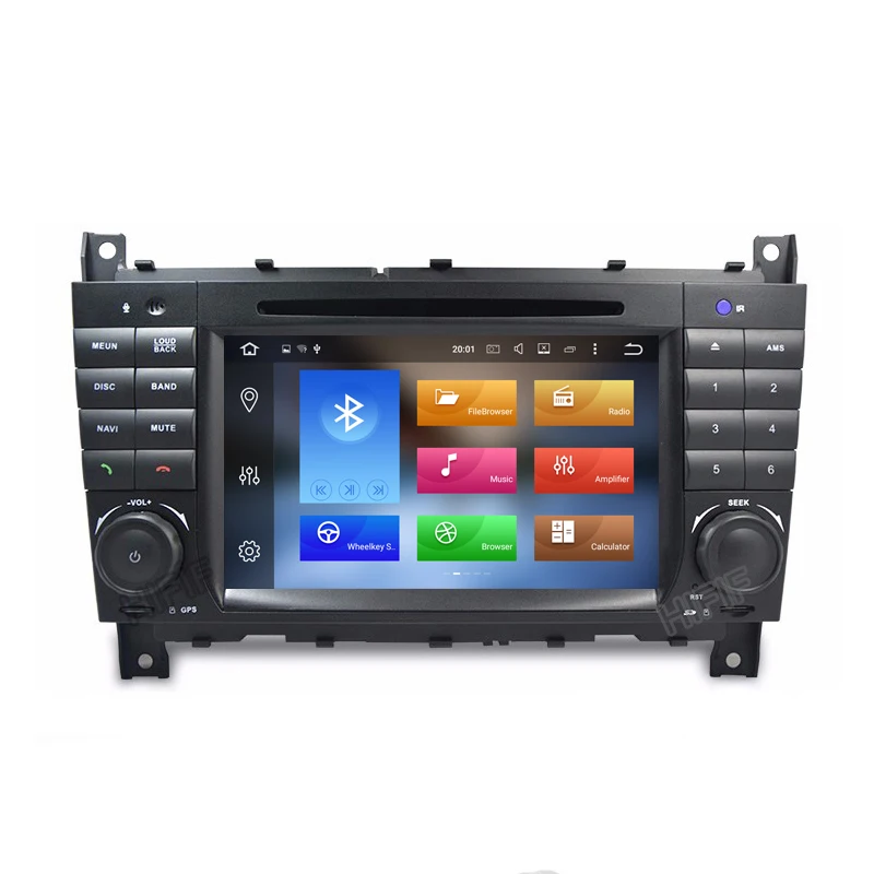 Android 10 4G 2 DIN Car DVD GPS Carplay For Mercedes /Benz W203 W209 W219 A -Class A160 C C180 C200 CLK200 radio stereo | Автомобили и