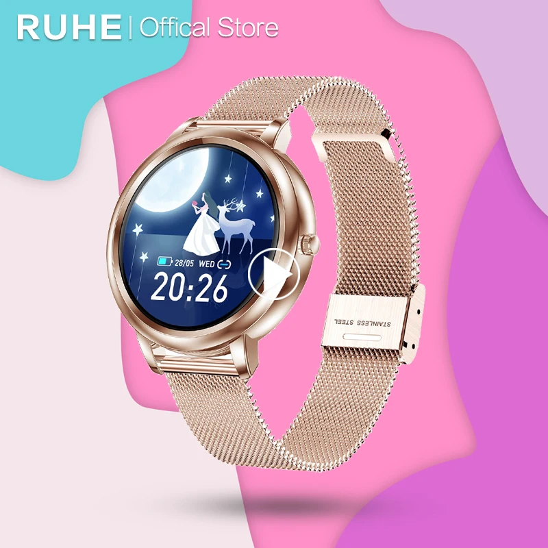 MK22 Smart Watch 2021 Full Touch Screen 39mm Diameter Women Smartwatch For Ladies And Girls Compatible With Android and IOS | Электроника