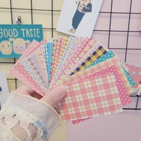 10pcslot cartoon cute korea style ins grid peach heart sticker diy scrapbooking album diary label decoration stickers