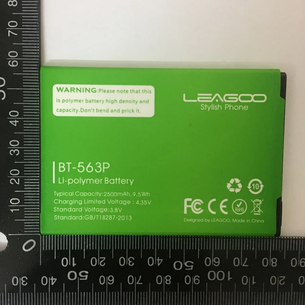 

Высококачественная оригинальная запасная батарея Leagoo M5 PLUS 2500 мАч для смартфона Leagoo M5 PLUS BT563P