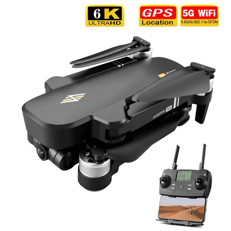 

2020 NEW 8811 Pro Drone 6k HD 5G Mechanical Gimbal Camera Wifi Gps System Supports TF Card Drones Distance 2km Flight 28 Min