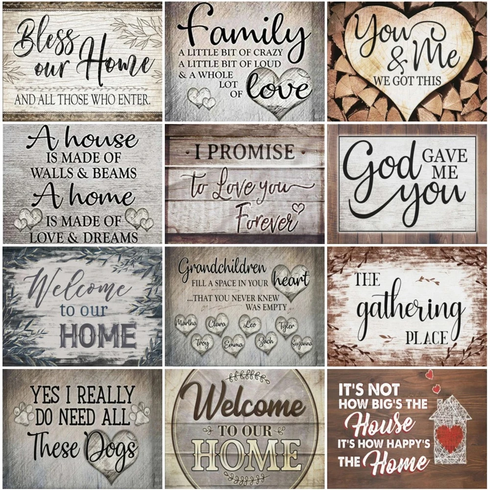 

Diamond Embroidery Landscape Diamond Art Painting Full Square 5D Diy Diamond Painting Text Mosaic Handicrafts Letter Home Decor