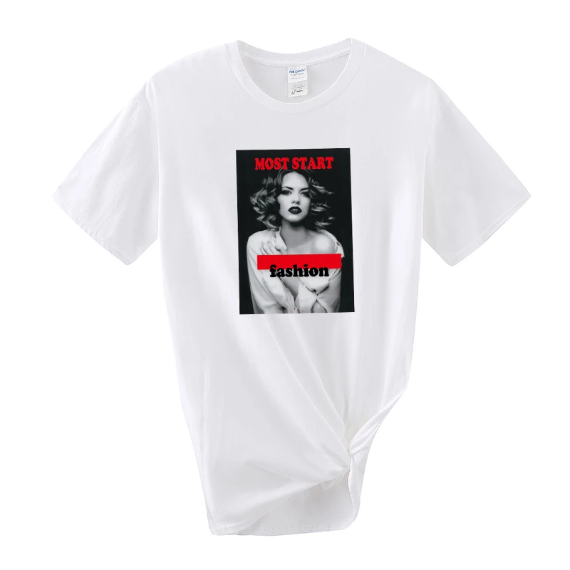 Футболка женская хлопковая с коротким рукавом модная Милая индивидуальная