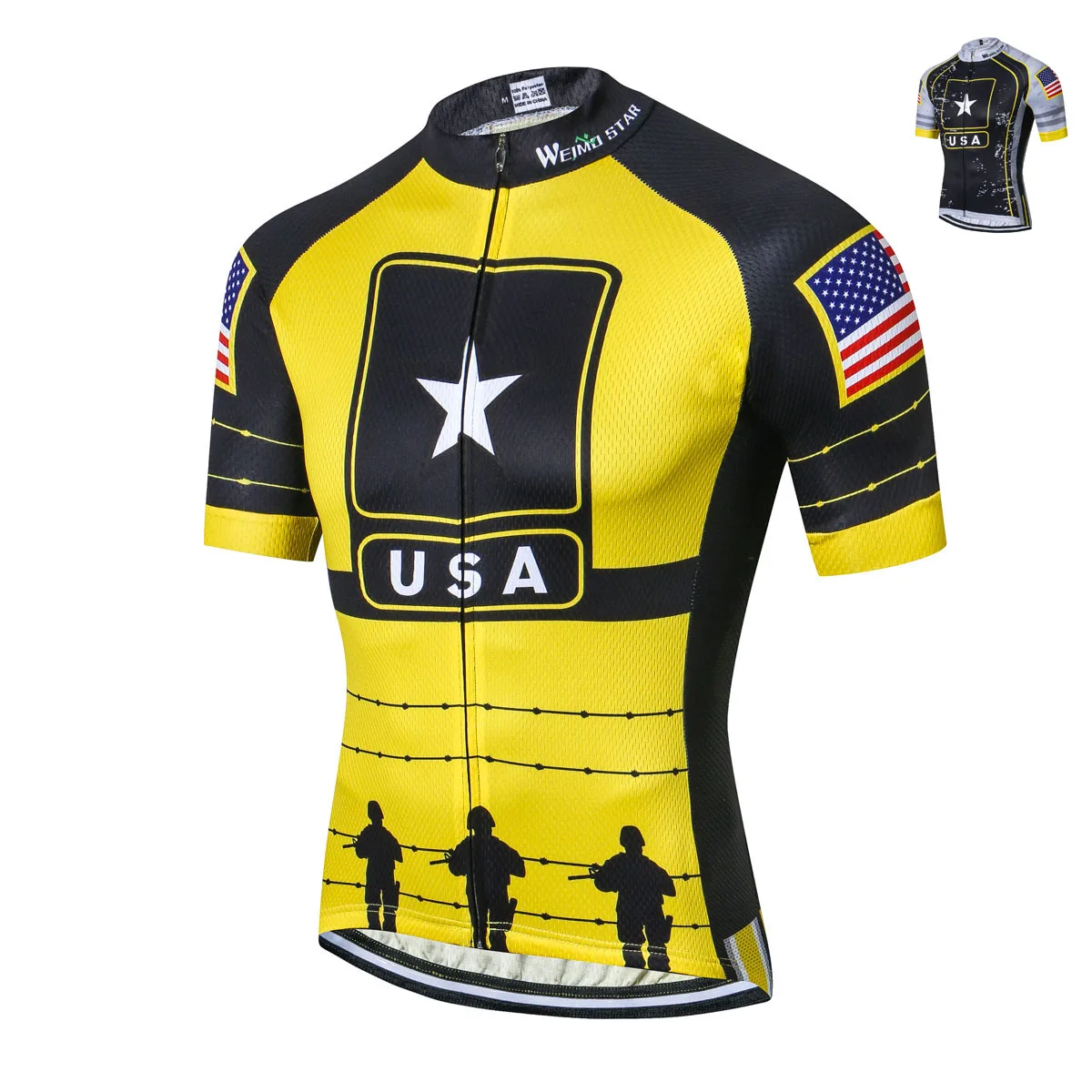 

UFOBIKE Cycling Jersey Men Breathable MTB Jersey Short Sleeve Bicycle Clothes Quick Dry Size S-3XL
