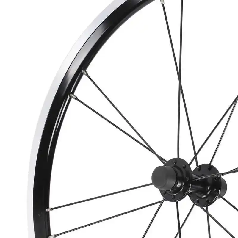 Bike Wheel Set 20inch Mountain Folding Wheelset Aluminium Alloy Front 2 Rear 4 Bearing V Brake Rim 8/9/10/11 Speed | Спорт и