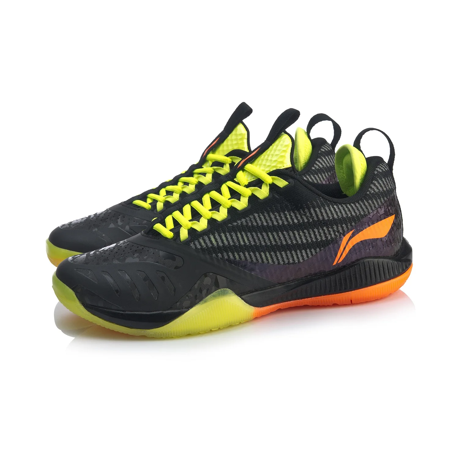 Кроссовки мужские Li-Ning дышащие для бадминтона с подкладкой AYAQ001 | Спорт и