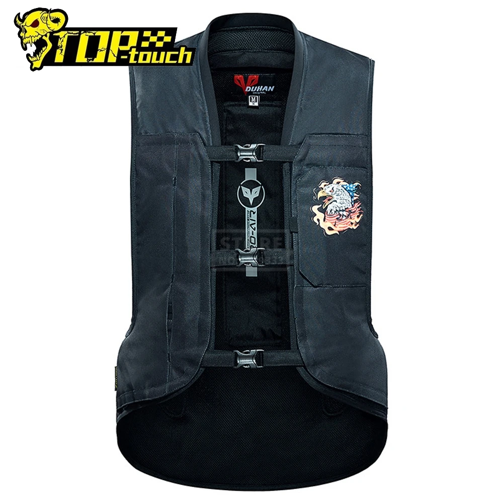 

DUHAN мотоциклетная куртка для мотокросса, жилет с воздушным мешком, светоотражающий мотоциклетный жилет, воздушная сумка, защитная Экипиров...