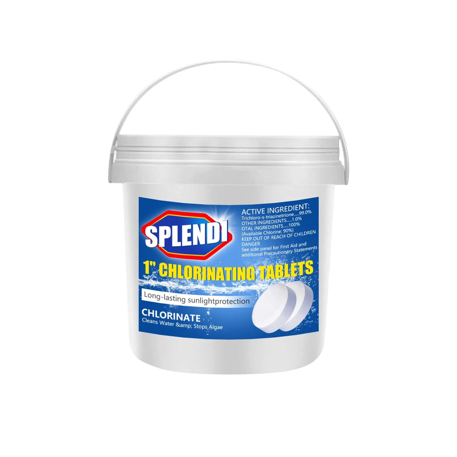 

New 1'' Pool Dechlorinator Sodium Thiosulfate Crystals Premium Chlorine Neutralizer 50pc Pool Effervescent Multifunction Tablets