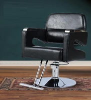 beauty salon chair barber shop can be lowered cut and dyed and can be lifted and lowered