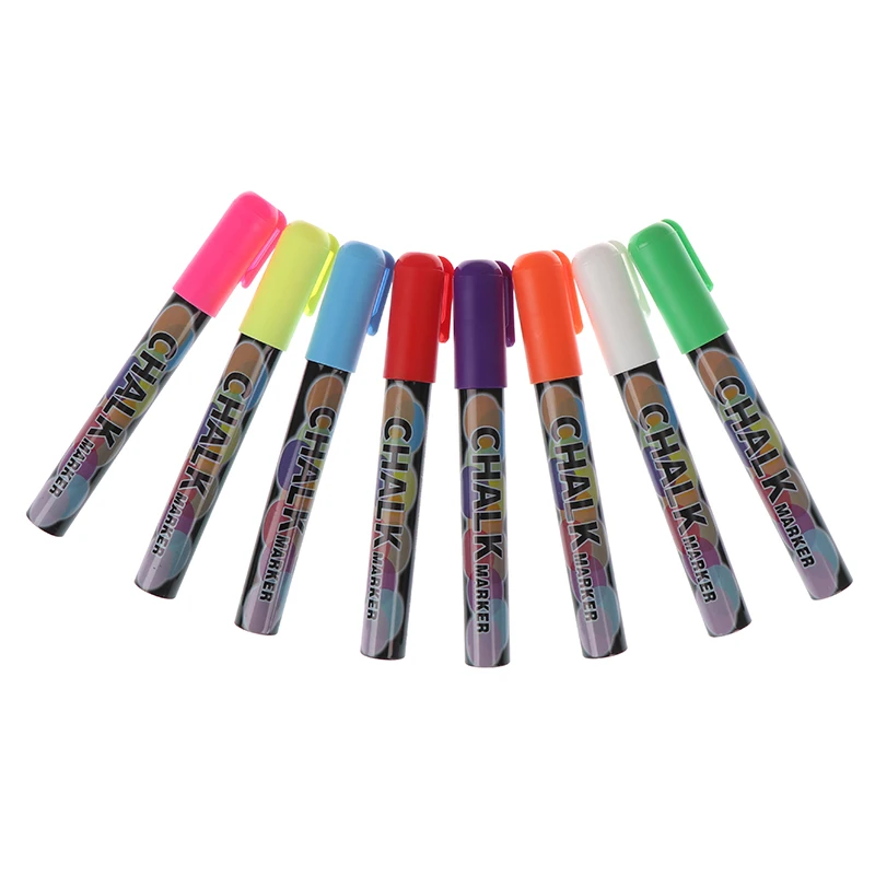 1 шт. 8 видов цветов цветной двойной жидкий мел хайлайтер флуоресцентный неоновый