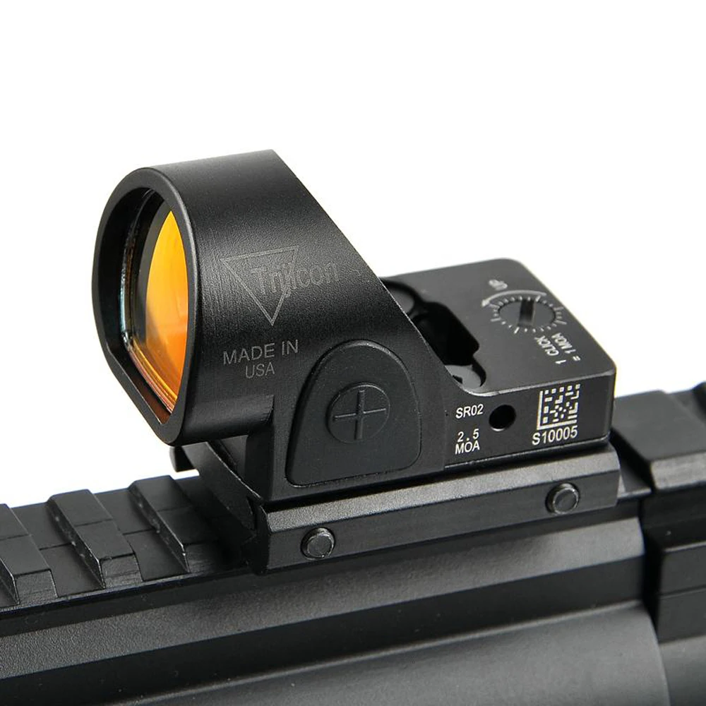 Trijicon RMR SRO Mini kırmızı nokta görüşü kolimatör yansımalı nişangah kapsamı 20mm Weaver Rail dağı Glock avcılık tüfek Airsoft.