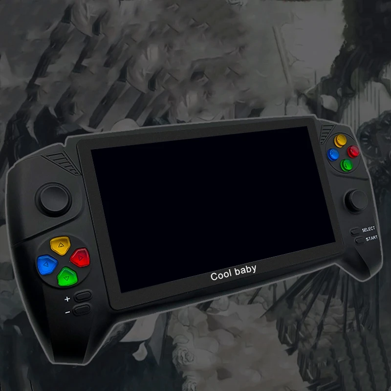 

7-Inch HD Big Screen Handheld Dual Rocker Game Console Support TV Out-Put Classic Video Retro Game Console