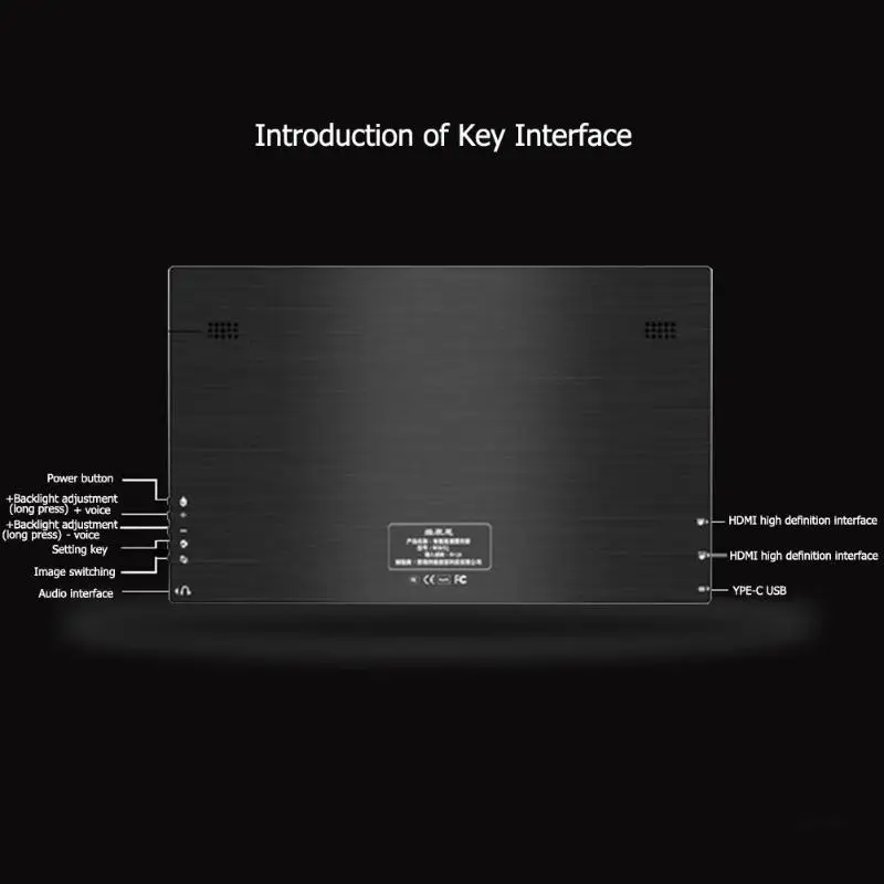 Eyoyo EM15U 15 6 дюймов 4K Портативный игровой монитор дисплей для PS4 PRO Xbox NS UHD 3840x2160 IPS USB