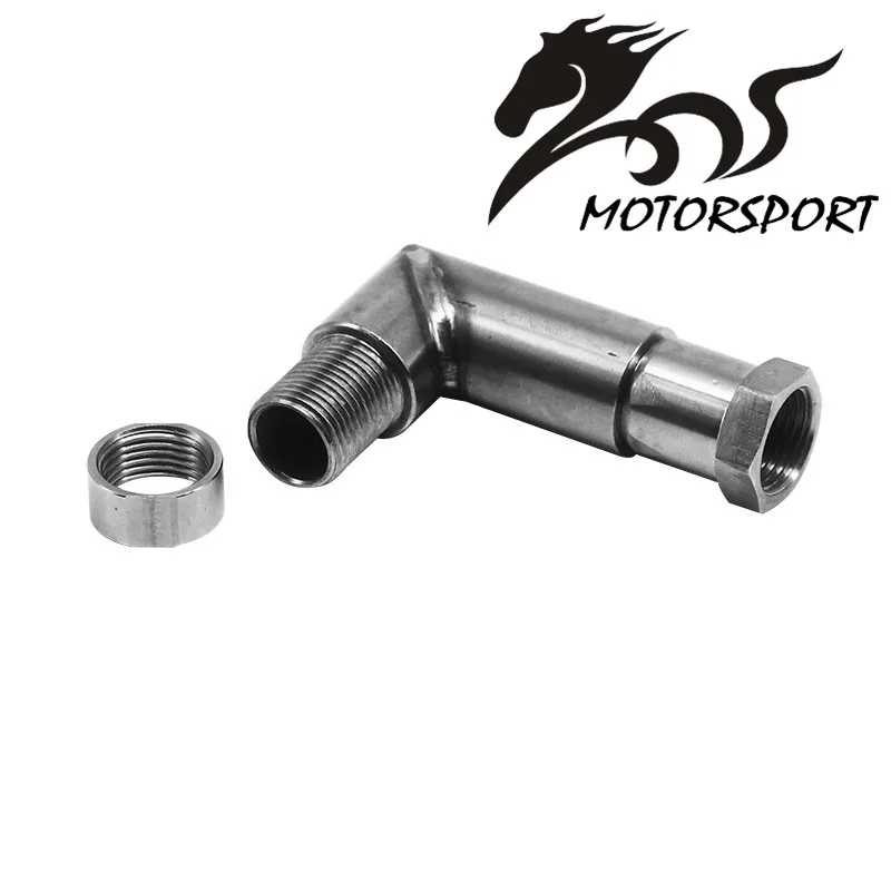O2 oxygen sensor angled extender spacer 90 degree 02 bung extension M18 X 1.5 | Автомобили и мотоциклы