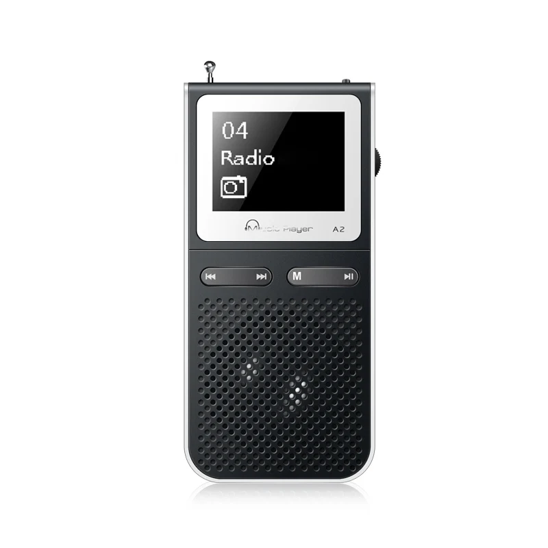 IQQ Hifi Mp3 плеер с Lound говорить и 8 Гб может играть 100 часов Встроенный fm радио Поддержка расширить до 128 Портативный плеер - Цвет: Black