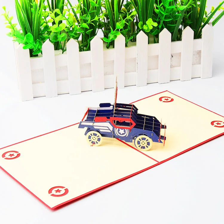 3D стерео поздравительная открытка мстители супергерой Marvel Капитан Америка