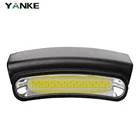 Мини флэш-светильник, портативный налобный фонарь с зажимом на колпачках, светодиодный COB налобный фонарь, использовать 3 * AAA батареи, 2 часа, наружный светильник, светильник на голову