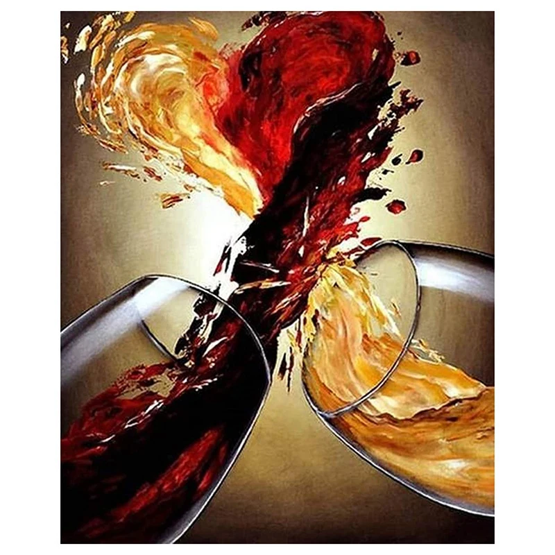 Набор для алмазной живописи с круглыми стразами комплект украшения гостиной