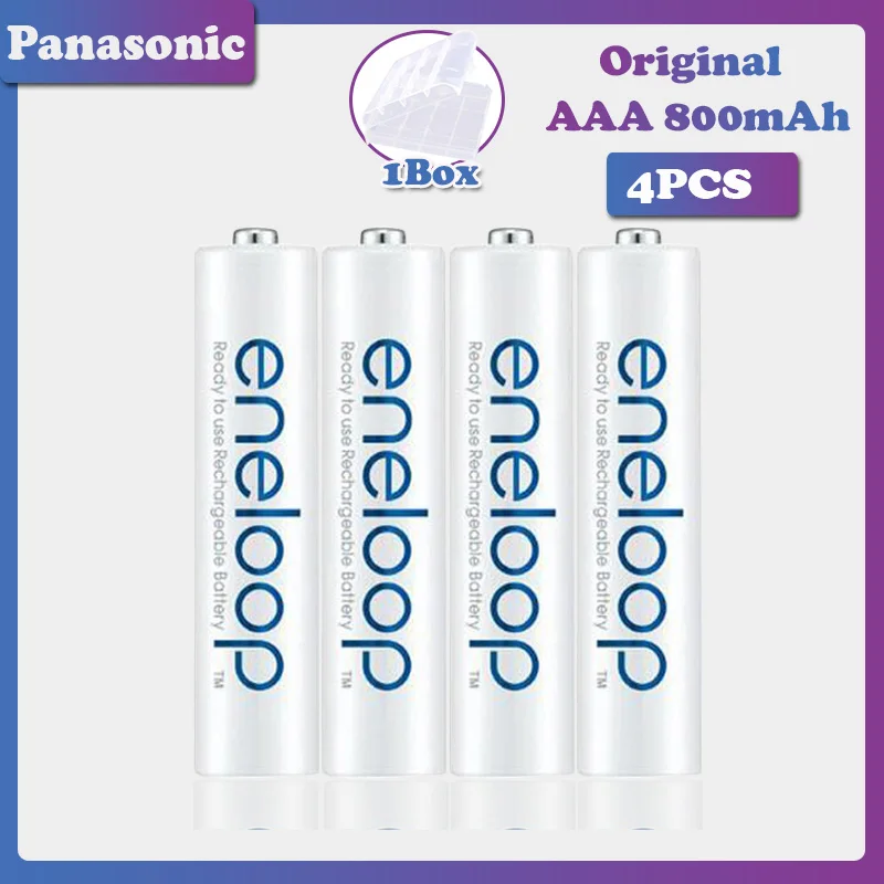 Оригинальный перезаряжаемый аккумулятор Panasonic 1 2 В 800 мА · ч 4 шт. для игрушек с
