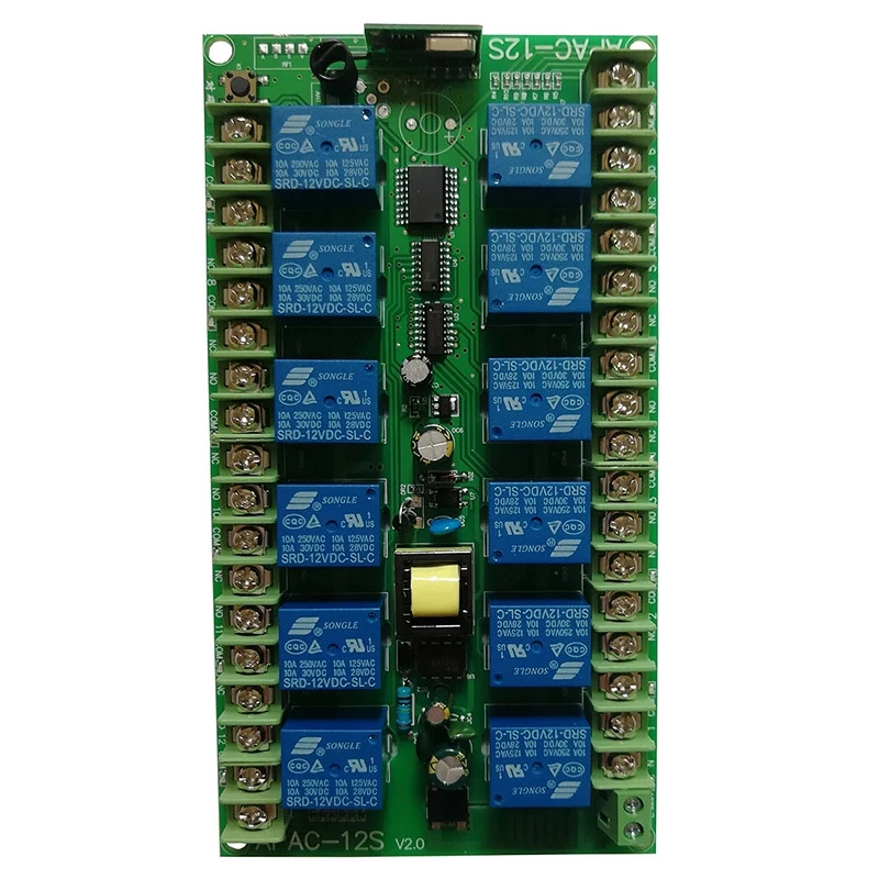 

3000M AC220V 12CH Channel 12CH Radio Controller RF Wireless Remote Control Overhead Travelling Crane System Receiver