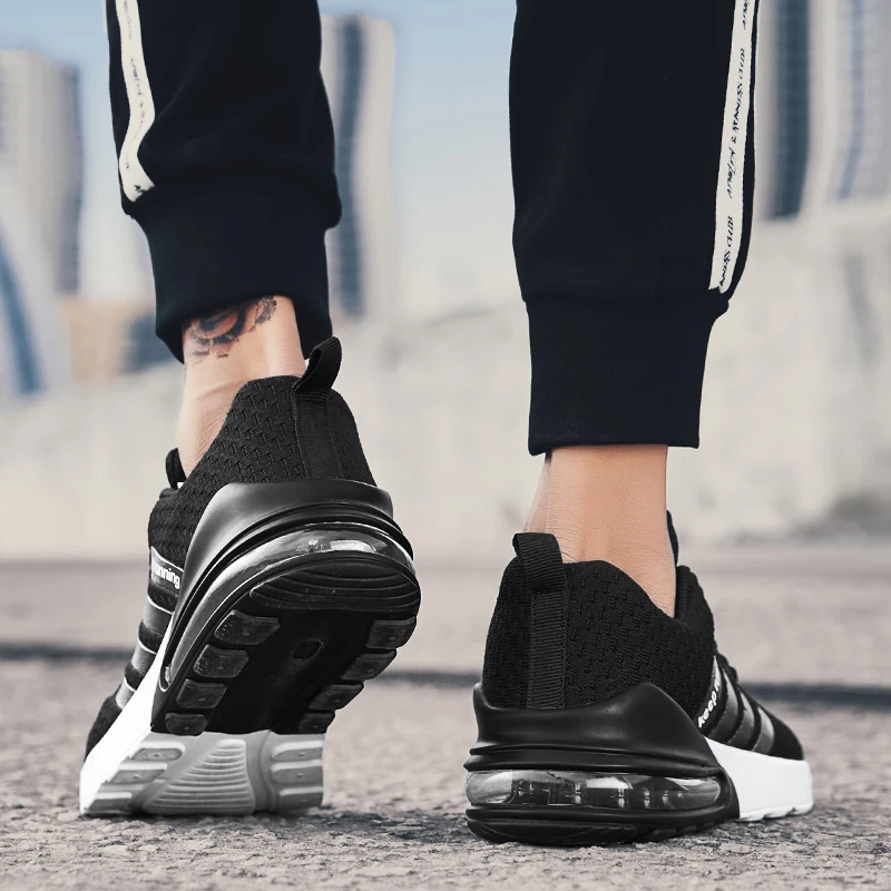 Brand Black Keep Running Shoes Men Athletic Shoes Outdoor Cushion Men's Air Sport Shoes Fashion Breathable Training Sneakers Men