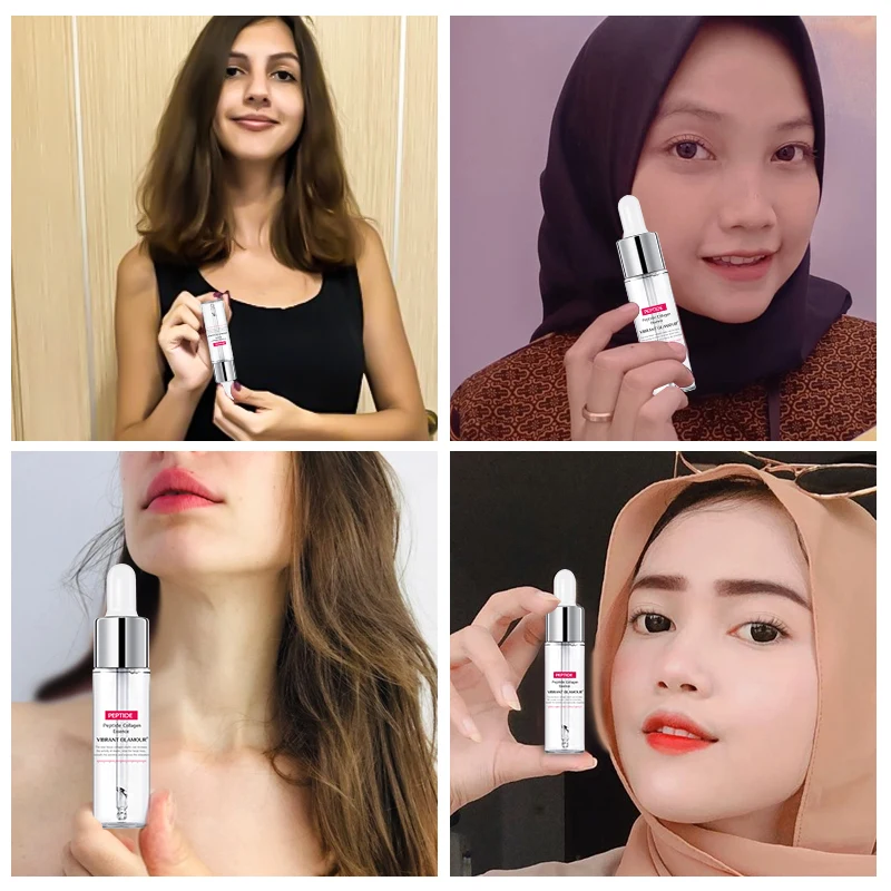 

Collagen Peptides Face Serum Firming Wrinkle Essence Hydrating Anti-Aging Fine Lines 2Pcs Skin Care