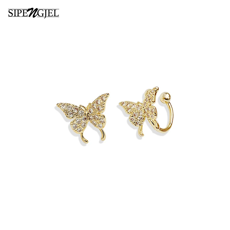 Серьги бабочки модные корейские серьги для женщин и девочек 2020|Серьги-клипсы| |