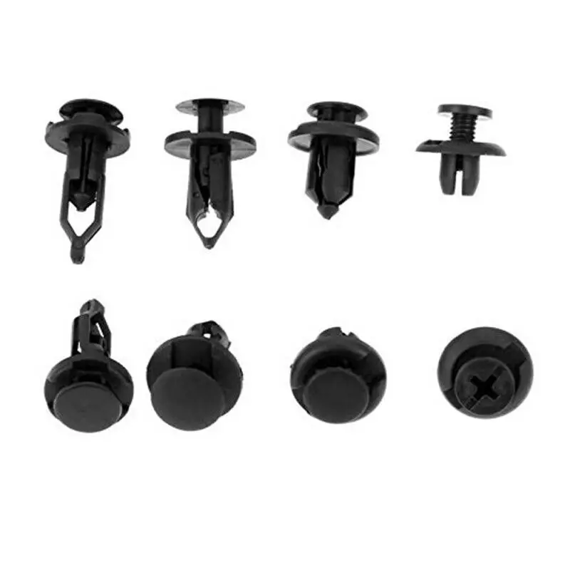 

Black Faster Clips Kit Accessories Car Fastener Plastic Push Pin Rivet