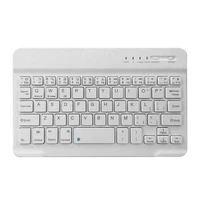 wireless bluetooth compatible keyboard lightweight with thai for ios android windows pc ipad tablet pc 710 inch