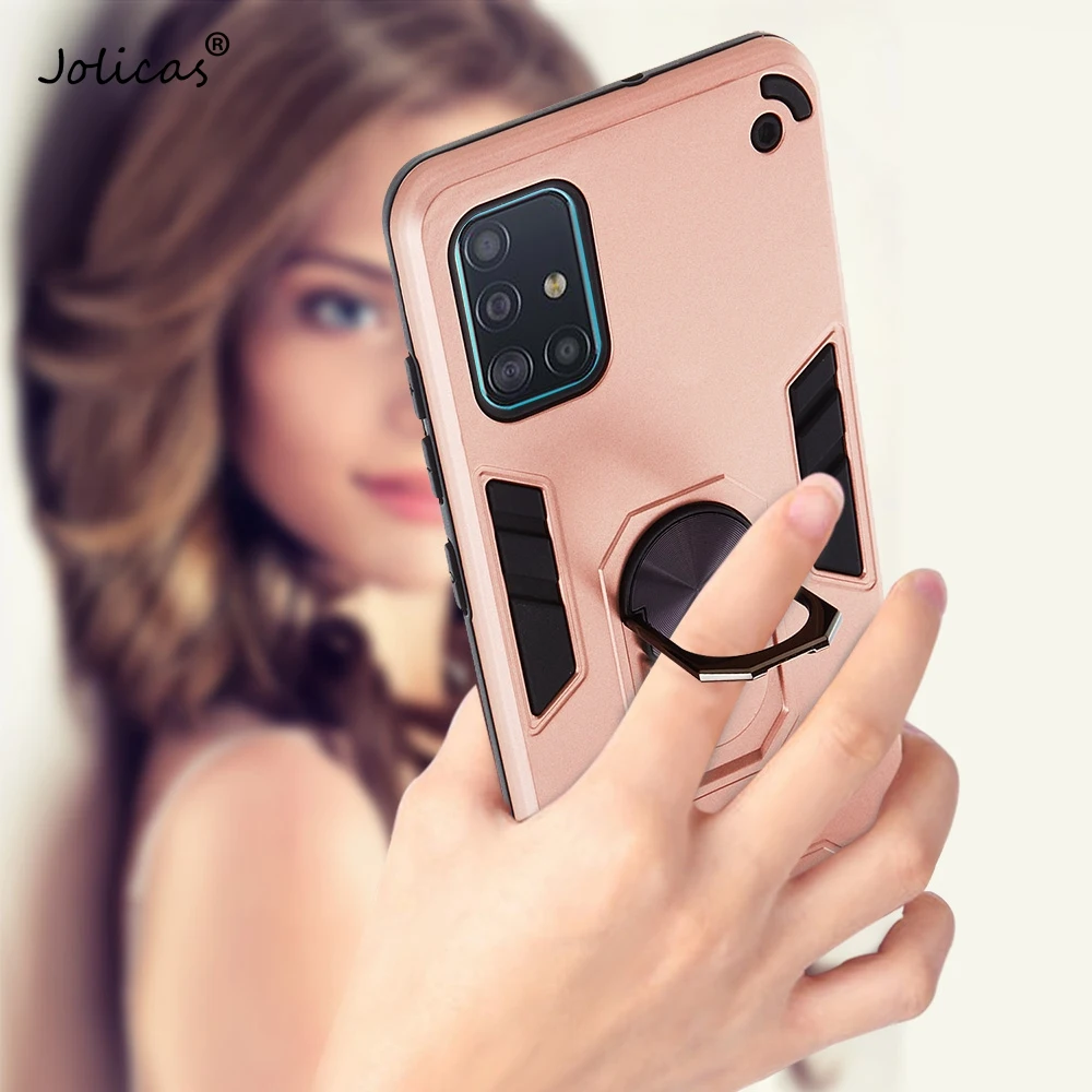 Ударопрочный Магнитный чехол для Samsung A91 Armor Cover Galaxy M80S S10 Lite A70S A51 A60 A71 A70 A50S A81