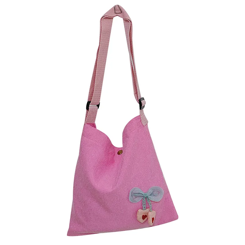 

Children's fashion cloth bag girl's straddle bag cartoon fruit cute bag new fashion baby shoulder bag crossbody bag butterfly