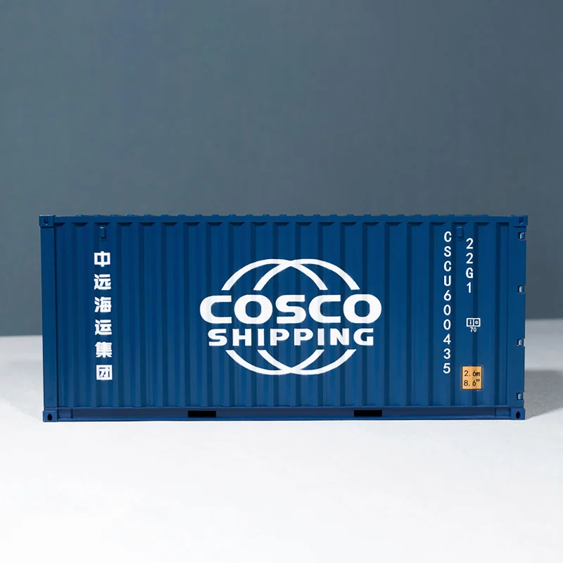 Коллекционная модель контейнера игрушка подарок 1:20 весы COSCO 20 GP грузовик