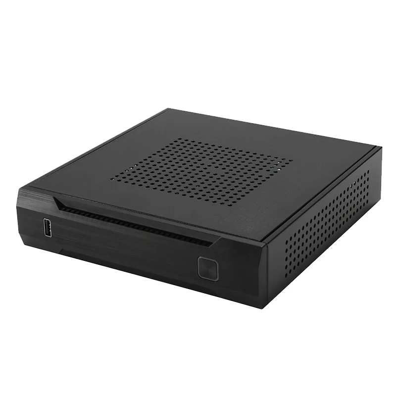 

Minicaja delgada Itx HTPC para cine en casa, carcasa Horizontal Itx, SECC, PC, gabinete de ordenador, mini-atx, chasis de