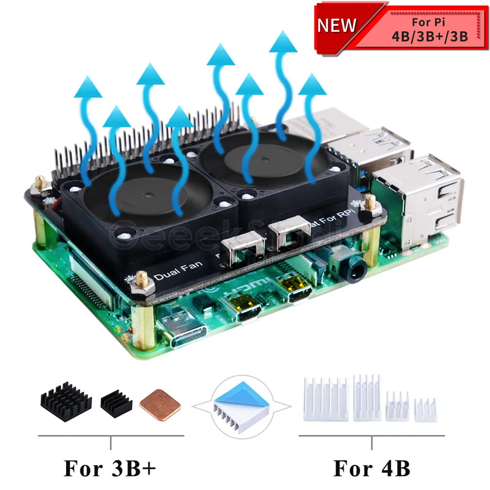 Плата расширения для Raspberry Pi 4 Model B 3B +/3B/4B|Аксессуары демонстрационных стендов| |