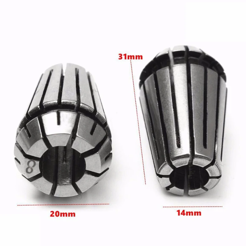 10Pcs ER16 Spring Collet Rod Holder CNC milling tool Engraving Machine 1mm-10mm Wood cutter | Инструменты