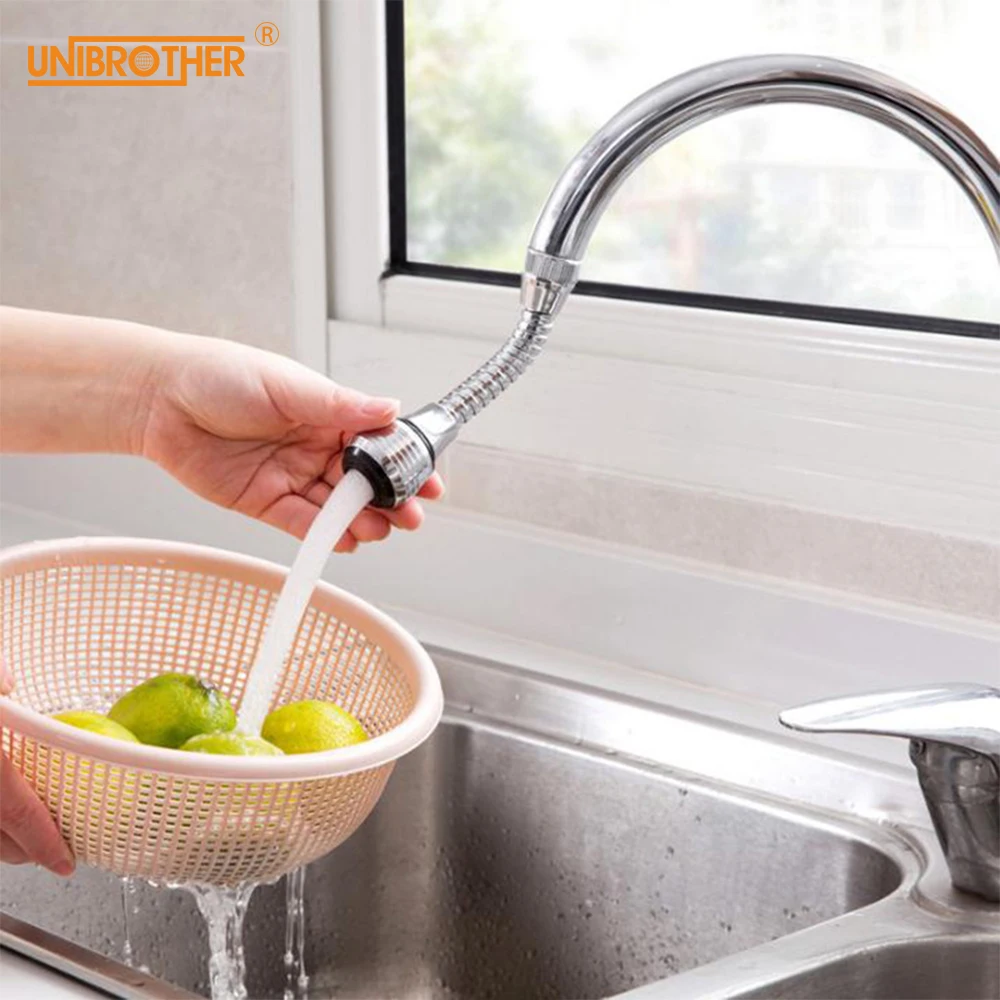Кран 360 Поворот экономии воды Bubbler аэратор диффузор поворотный кран насадка
