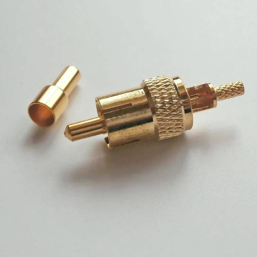 1 шт. РЧ разъем коаксиальный RCA заглушка для окна ОБЖИМНАЯ кабеля RG316 RG174 RG179 LMR100