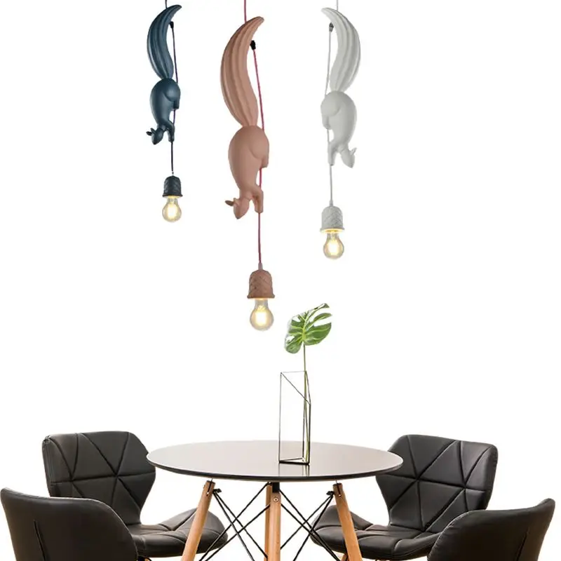 Современный скандинавский светодиодный подвесной светильник с изображением