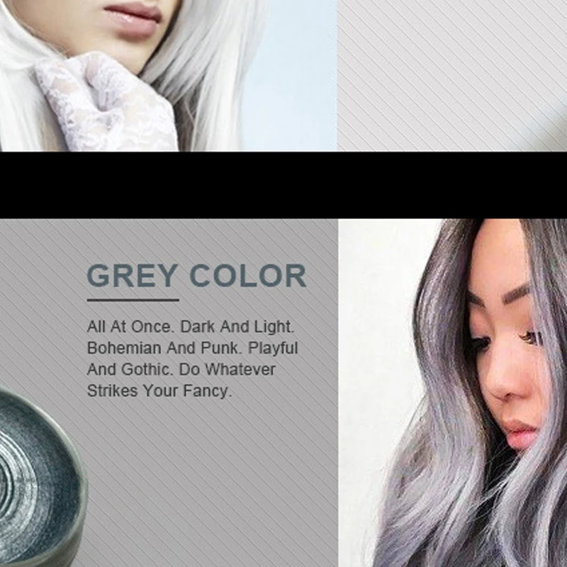 

Temporary Hair Color Wax Men Diy Mud One-Time Molding Paste Dye Cream Hair Gel for Hair Coloring Styling